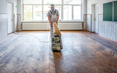 Commercial floor sanding in West Kensington